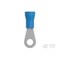 Te Connectivity Ring Terminal, 3/8 in Stud Size, 6 AWG, 600 V, Vinyl Insulated, Blue 52264-1 - alternate 2